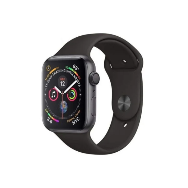 Apple Watch Series 4؛ ساعت هوشمند با طراحی بازطراحی‌شده، نمایشگر بزرگ‌تر و امکانات پیشرفته سلامت، مناسب برای کاربران فعال و علاقه‌مندان به فناوری.