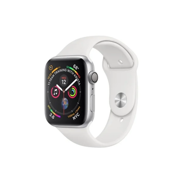 Apple Watch Series 4؛ ساعت هوشمند با طراحی بازطراحی‌شده، نمایشگر بزرگ‌تر و امکانات پیشرفته سلامت، مناسب برای کاربران فعال و علاقه‌مندان به فناوری.