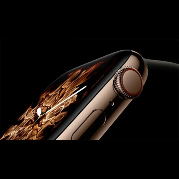 Apple Watch Series 4؛ ساعت هوشمند با طراحی بازطراحی‌شده، نمایشگر بزرگ‌تر و امکانات پیشرفته سلامت، مناسب برای کاربران فعال و علاقه‌مندان به فناوری.