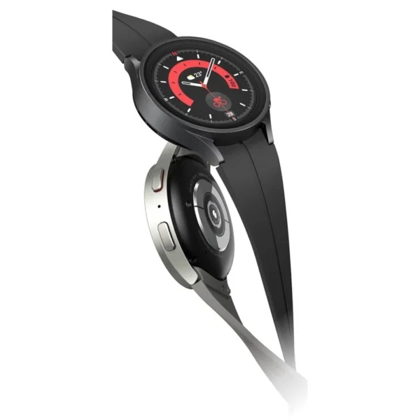 Samsung Galaxy Watch5 Pro؛ ساعت هوشمند مقاوم با طراحی ممتاز، عمر باتری طولانی و قابلیت‌های پیشرفته برای ماجراجویان و ورزشکاران حرفه‌ای.