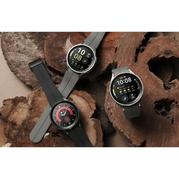 Samsung Galaxy Watch5 Pro؛ ساعت هوشمند مقاوم با طراحی ممتاز، عمر باتری طولانی و قابلیت‌های پیشرفته برای ماجراجویان و ورزشکاران حرفه‌ای.