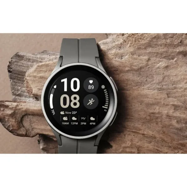 Samsung Galaxy Watch5 Pro؛ ساعت هوشمند مقاوم با طراحی ممتاز، عمر باتری طولانی و قابلیت‌های پیشرفته برای ماجراجویان و ورزشکاران حرفه‌ای.