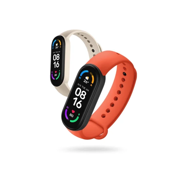 مچ‌بند هوشمند Xiaomi Mi Band 6؛ دستبند سلامت و ورزشی با نمایشگر بزرگ و امکانات پیشرفته، مناسب برای پایش روزانه و فعالیت‌های ورزشی با قیمت اقتصادی.