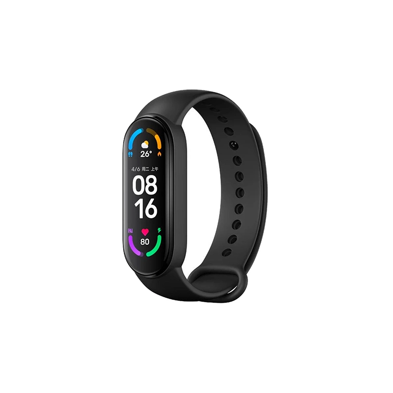 مچ‌بند هوشمند Xiaomi Mi Band 6؛ دستبند سلامت و ورزشی با نمایشگر بزرگ و امکانات پیشرفته، مناسب برای پایش روزانه و فعالیت‌های ورزشی با قیمت اقتصادی.