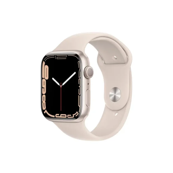 Apple Watch Series 7؛ ساعت هوشمند با نمایشگر بزرگ‌تر، شارژ سریع‌تر و طراحی مقاوم‌تر، مناسب برای کاربران فعال و علاقه‌مندان به سلامت و تناسب اندام.