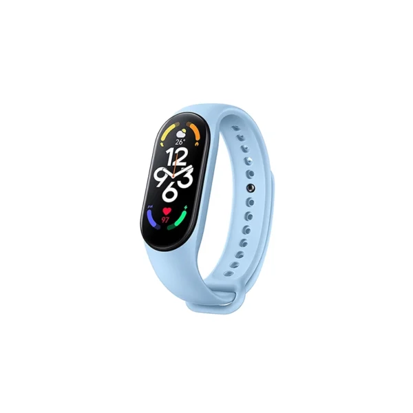 مچ‌بند هوشمند Xiaomi Mi Band 7 یکی از پرفروش‌ترین و محبوب‌ترین دستبندهای سلامتی در بازار ایران است که با قیمت اقتصادی، امکانات پیشرفته و طراحی سبک، انتخابی عالی برای کاربران روزمره و ورزشکاران محسوب می‌شود.