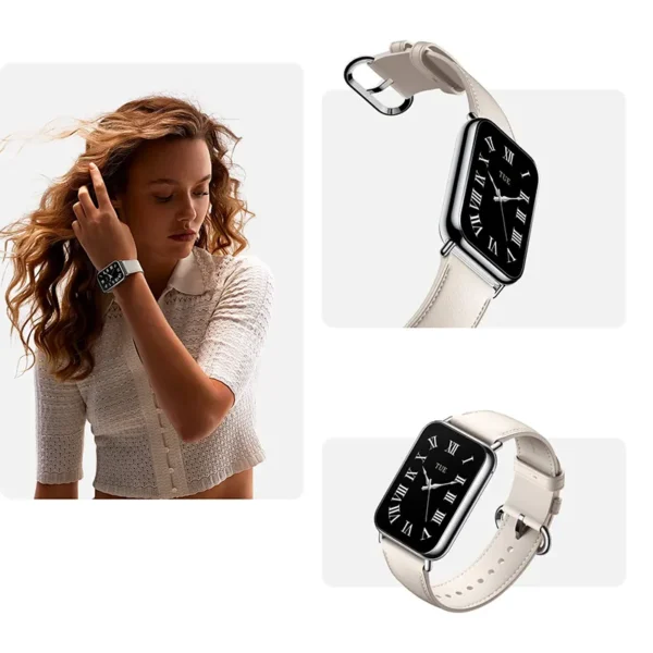 ساعت هوشمند Xiaomi Smart Band 8 Pro یک مچ‌بند پیشرفته و اقتصادی است که با طراحی زیبا، نمایشگر بزرگ و امکانات متنوع، تجربه‌ای نزدیک به ساعت‌های هوشمند را ارائه می‌دهد.