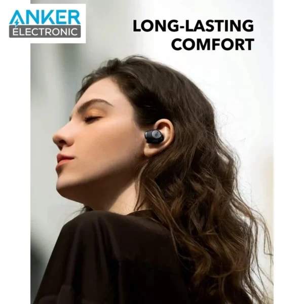 Anker Soundcore Life A2 NC؛ ایربادهای بی‌سیم با حذف نویز فعال، صدای باس قوی و عمر باتری طولانی، مناسب برای استفاده روزمره و سفرهای طولانی.