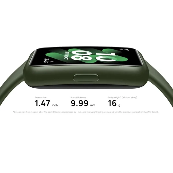Huawei Band 7؛ مچ‌بندی باریک با نمایشگر بزرگ AMOLED و امکانات حرفه‌ای سلامت و ورزشی