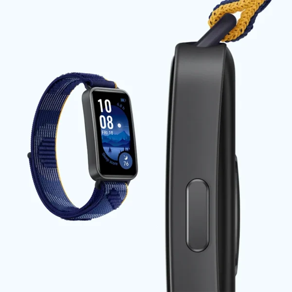 Huawei Band 9؛ مچ‌بند هوشمند باریک با صفحه‌نمایش بزرگ AMOLED، امکانات پیشرفته سلامتی و عمر باتری عالی.