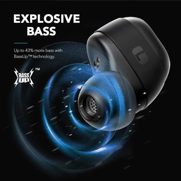 Anker Soundcore Liberty Neo؛ ایربادهای بی‌سیم با صدای متعادل، باس قدرتمند و طراحی سبک، مناسب برای استفاده روزمره و فعالیت‌های ورزشی.