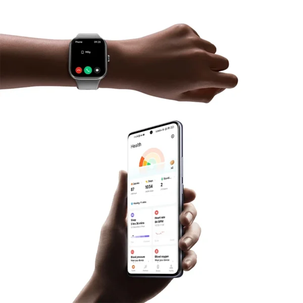ساعت هوشمند Xiaomi Redmi Watch 5 جدیدترین محصول از سری محبوب ردمی است که با طراحی مدرن، نمایشگر بزرگ و امکانات متنوع
