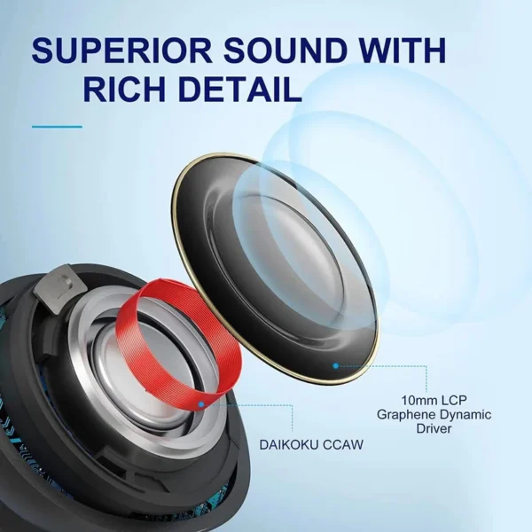 QCY HT05 MeloBuds ANC؛ ایربادهای بی‌سیم با حذف نویز فعال 40 دسی‌بل، صدای باکیفیت و طراحی ارگونومیک