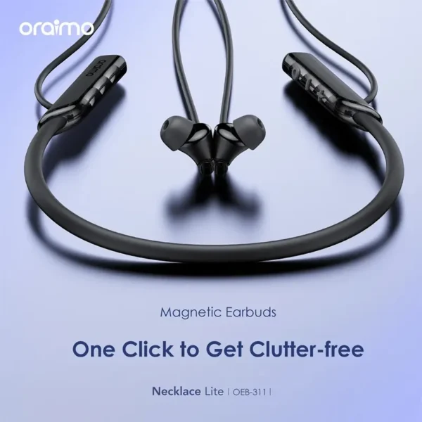 هندزفری گردنی اورایمو مدل Oriamo Necklace Lite یکی از محصولات اقتصادی و باکیفیت برند Oraimo