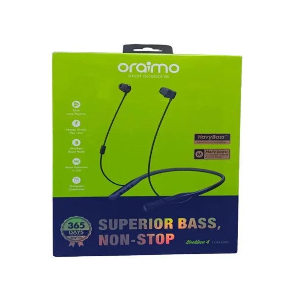 Oraimo Necklace 4 با کیفیت صدای بالا، طراحی سبک، حذف نویز ENC