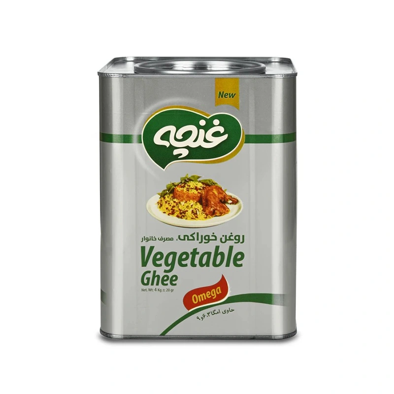 روغن گیاهی نیمه جامد غنچه - 4 کیلوگرم