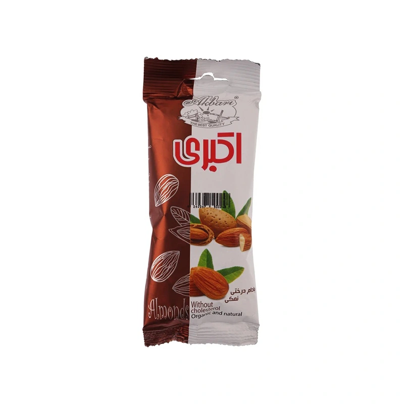 بادام درختی نمکی اکبری 40 گرم