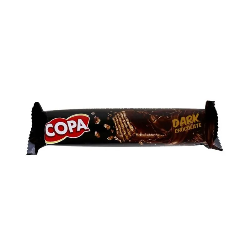 ویفر کاکائویی با روکش شکلات تلخ کوپا 40 گرم