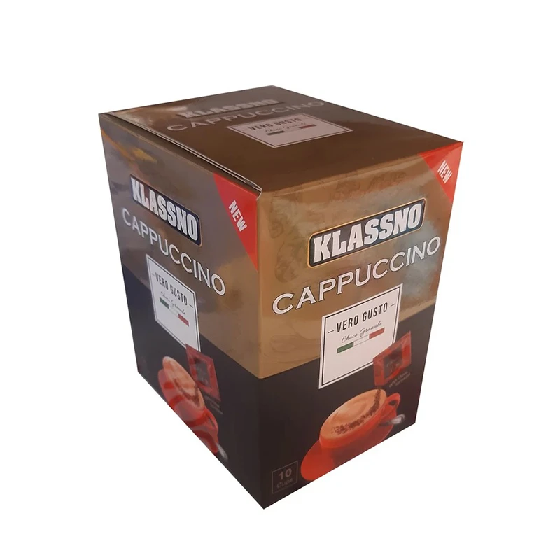 کاپوچینو با پودر شکلات وروگوستو کلاسنو 25 گرم بسته 10 عددی