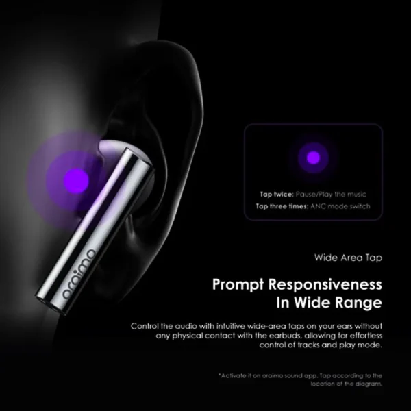 هندزفری بی‌سیم اورایمو مدل Oraimo FreePods Pro Plus یکی از مدل‌های برتر این برند