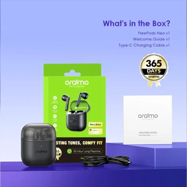 هندزفری بی‌سیم اورایمو مدل Oraimo FreePods Neo یکی از جدیدترین محصولات این برند