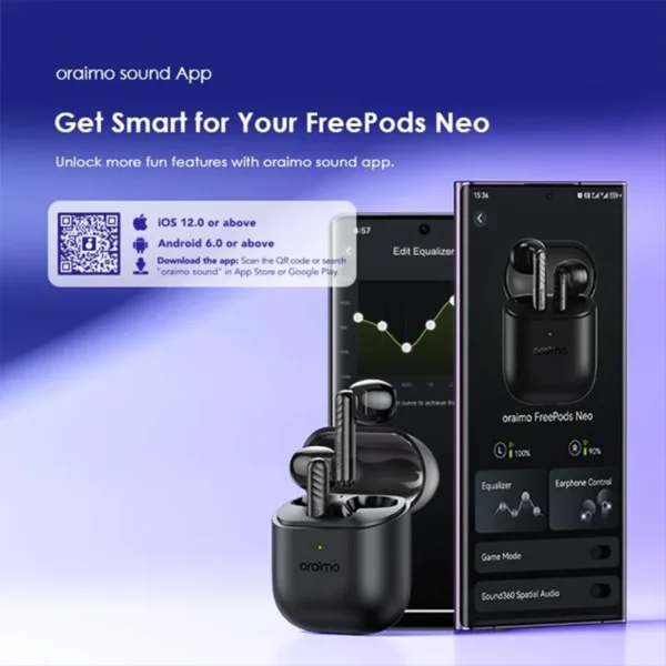 هندزفری بی‌سیم اورایمو مدل Oraimo FreePods Neo یکی از جدیدترین محصولات این برند