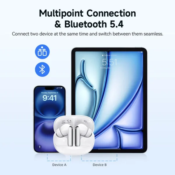 QCY Melobuds N50 یک انتخاب عالی برای افراد به دنبال کیفیت صدا و راحتی در استفاده روزمره