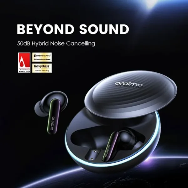 هندزفری بی‌سیم اورایمو مدل Oraimo Space Buds یکی از جدیدترین محصولات این برن