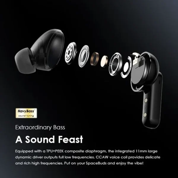 هندزفری بی‌سیم اورایمو مدل Oraimo Space Buds یکی از جدیدترین محصولات این برن