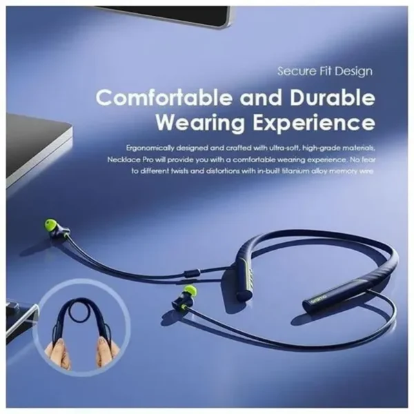 Oriamo Necklace Pro با کیفیت صدای عالی، طراحی ارگونومیک، حذف نویز ENC و باتری 20 ساعته