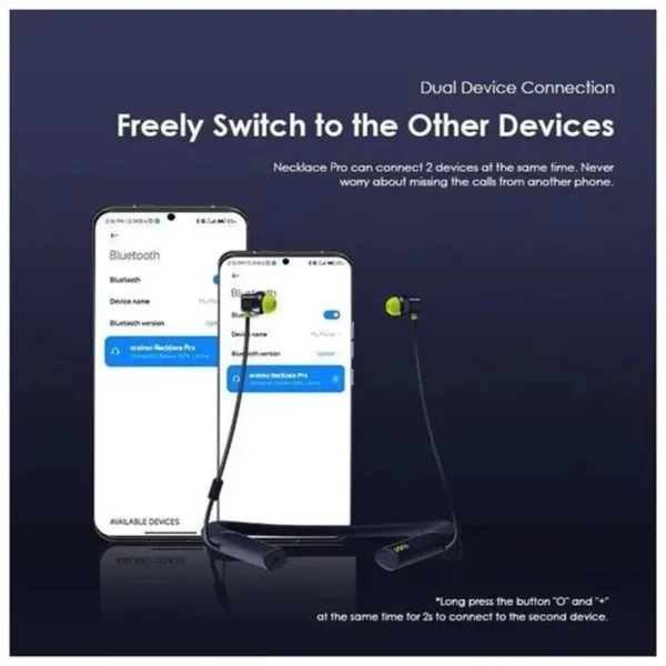 Oriamo Necklace Pro با کیفیت صدای عالی، طراحی ارگونومیک، حذف نویز ENC و باتری 20 ساعته