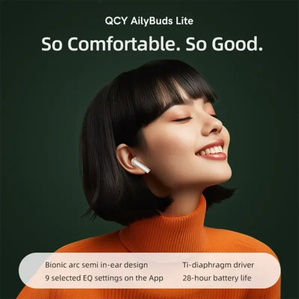 QCY AilyBuds Lite T29 با طراحی راحت، کیفیت صدای مناسب