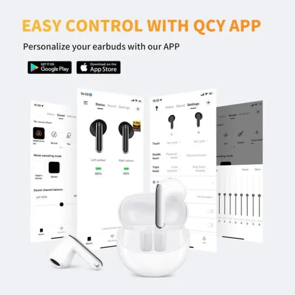 +QCY AilyBuds Pro با طراحی شیک و ارگونومیک، کیفیت صدای عالی